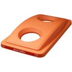 Ecosort Deckel, 52x29x7cm orange