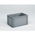 E-line Normbox Stapelbare Kunststoffbehälter 600x400x325mm 60 L, Grau PP Virgin