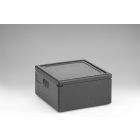 EPP Thermobox, Pizzabox, 480x480x260 mm, 35 ltr, mit Deckel, schwarz