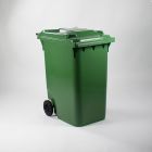 2-Rad Mülltonne MGB 360 L, Grün, Qualität nach DIN, 600x890x1100 mm