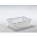 Nestbare Hygienische Lebensmittelechte Behälter 610x440x150 mm, 25 Liter, weiß