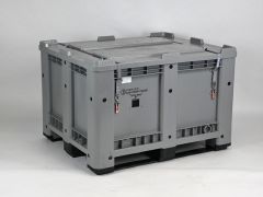 Palettenbox 1200x1000x815 mm UN-begutachtet mit abschließbarem Deckel Palettenbox 1200x1000x815 mm UN-begutachtet mit abschließbarem Deckel
