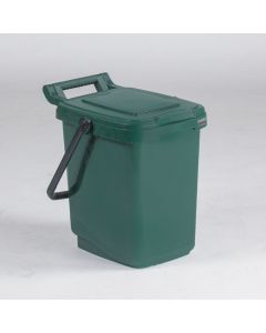 Abfallbehälter, 400x320x405mm, 23 Ltr, mit kunststoff Trägegriff, Grün