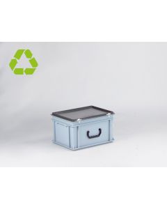 E-Line Kunststoffkoffer, 40x30x23,5cm, mit 1 Griff, PP Regranulat
