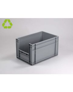 Kunststoffkleinteilebox 600x400x340 mm grau