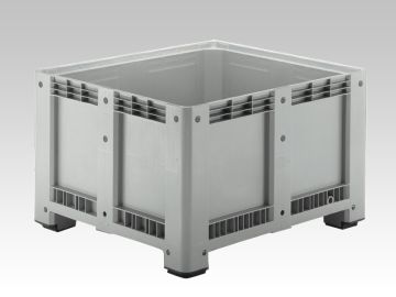 Palettenbox 1200x1100x760 mm, 680 Liter, auf 4 Füße 