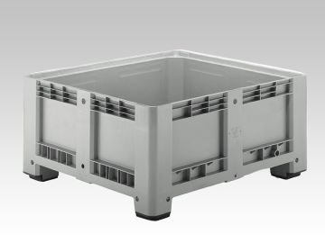 Palettenbox 1200x1100x580 mm, 480 Liter, auf 4 Füße 