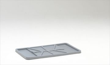 Deckel für Großvolumenbehälter 1010 x 600 mm, grau
