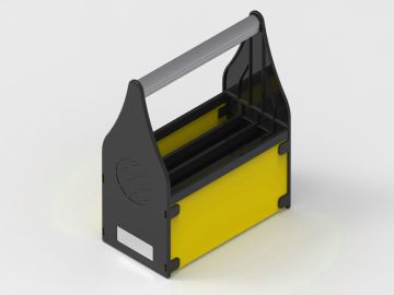 Tragekörbe 242x131x302 mm für 4 Geräte (Tablets)