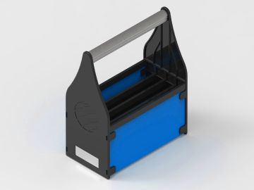 Tragekörbe 242x131x302 mm für 4 Geräte (Tablets)