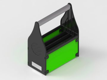 Tragekörbe 242x131x302 mm für 4 Geräte (Tablets)