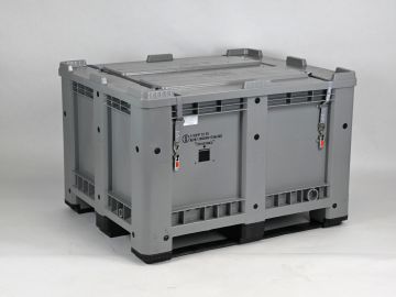 Palettenbox 1200x1000x815 mm UN-begutachtet mit abschließbarem Deckel