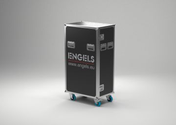 Mobiler, Abschließbarer Flightcase, Dunkelgrau, Für Kleinteile, Kompakt & Vielseitig