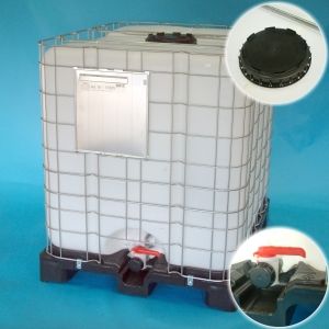 IBC-Behälter 1000 Liter, UN-begutachtet 1200 x 1000 x 1170 mm rekonditioniert