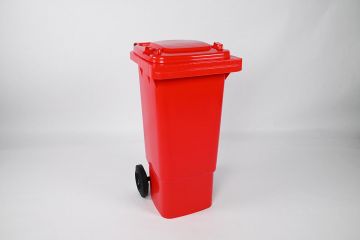 Mülltonne 2-Rad 80 L, Rot