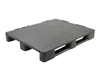 E-line Mepal medium duty Palette 3 Kufen, 1200x1000x145 mm geschlossener Deck
