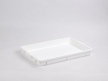 Stapelbarer Hygienebehälter 650x427x65 mm, 14 Liter, weiß
