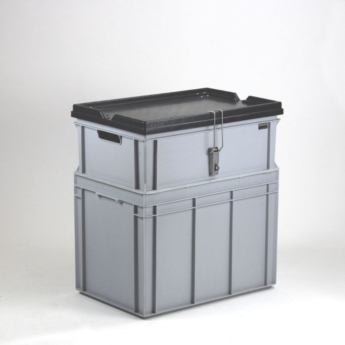 Transportbehälter für 6 Druckluftflaschen ø160 mm, 600x400x660 mm