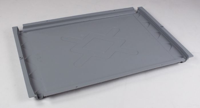 Deckel für Bügelbehälter 600x400 mm, grau