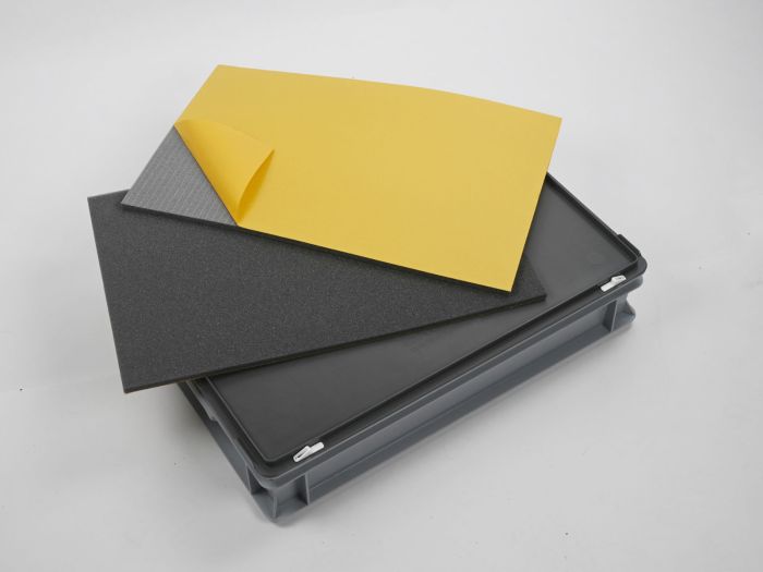 Schaumset 555x355x5 mm für Deckel und Boden