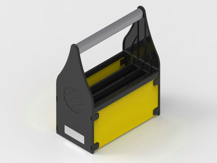 Tragekörbe 242x131x302 mm für 4 Geräte (Tablets)