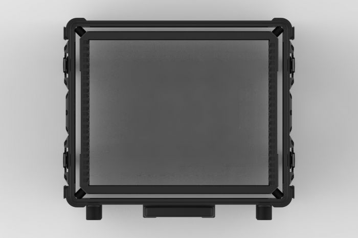 Exo Rack Case 19" DoubleDoor, 8U, Schwarz, Vulcan, IP*6, Professionell