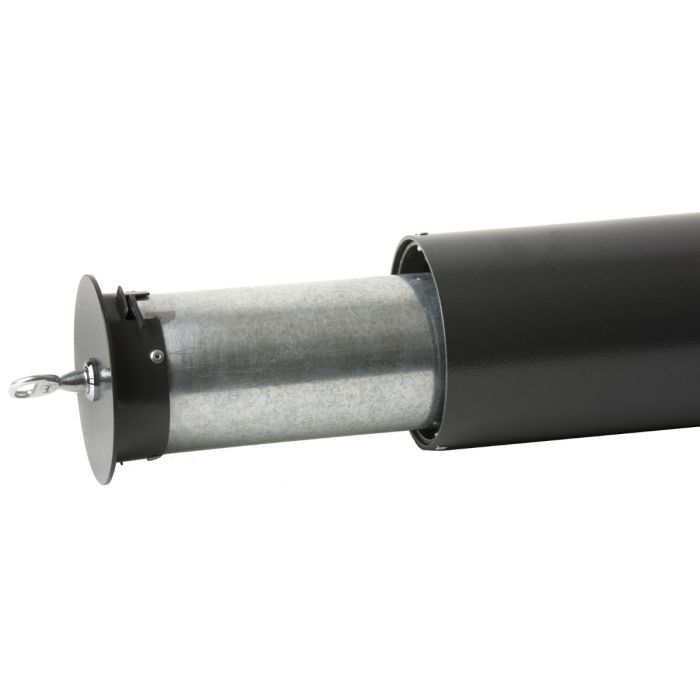runder Wandascher ø11x50cm, 1l, dunkelgrau