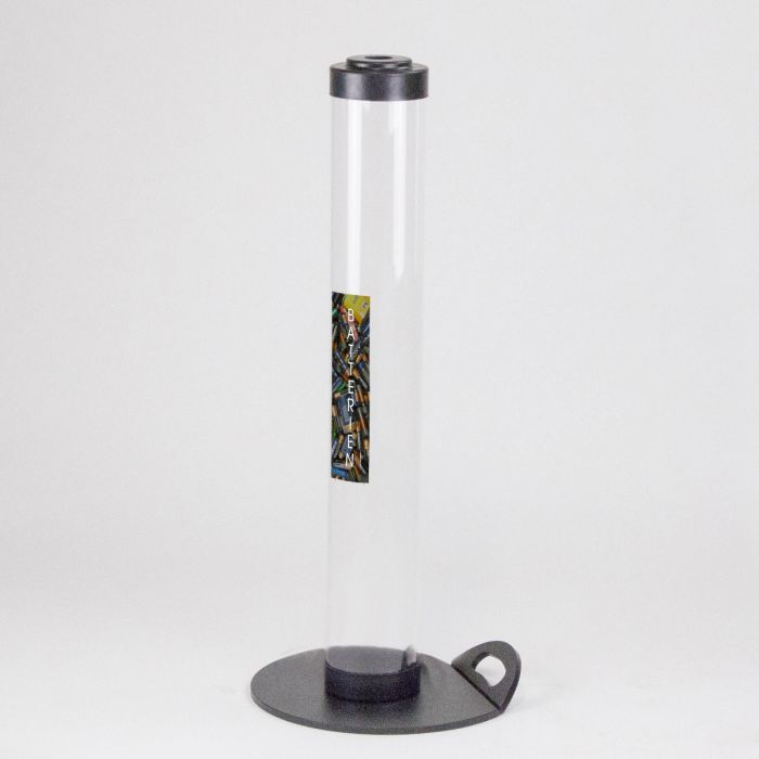 Batteriebehälter ø120x800mm ±9 Liter, transparent