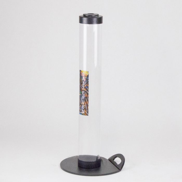 Batteriebehälter ø120x800mm ±9 Liter, transparent