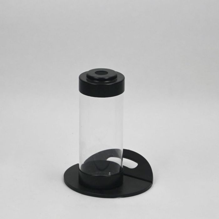 Batteriebehälter, ø12x30cm, 3,5 Liter, transparent