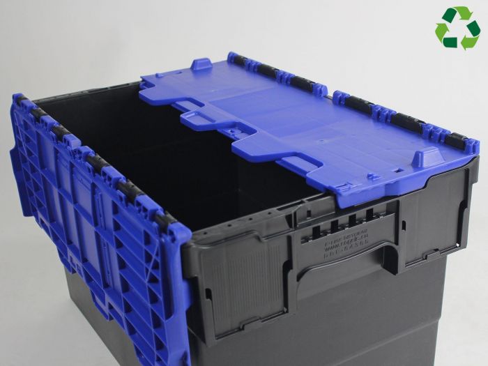 E-line Distribox Distributionsbehälter 600x400x416 mm, 72L schwarz-blau