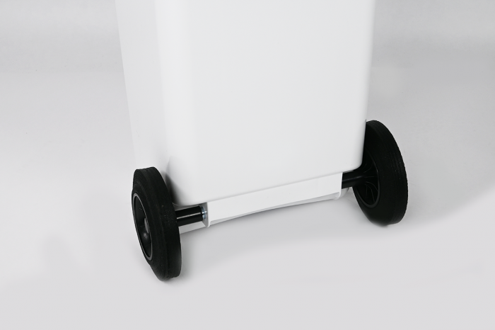 Mülltonnen 120 liter Weiß, Qualität nach DIN, 480x550x940 mm