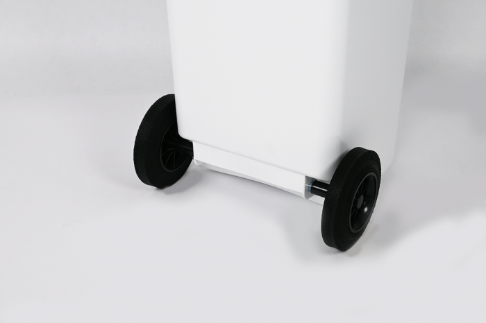 Mülltonnen 120 liter Weiß, Qualität nach DIN, 480x550x940 mm