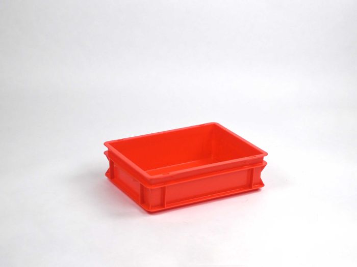 Normbox Stapelbare Kunststoffbehälter 400x300x120mm 10 L, rot PP Virgin