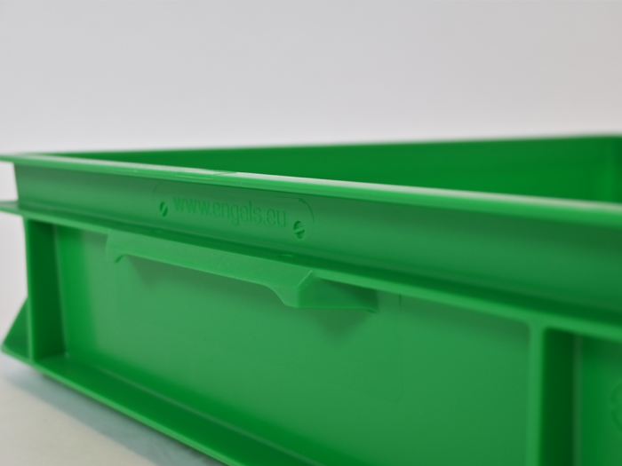 Normbox Stapelbare Kunststoffbehälter 400x300x120mm 10 L, grün PP Virgin