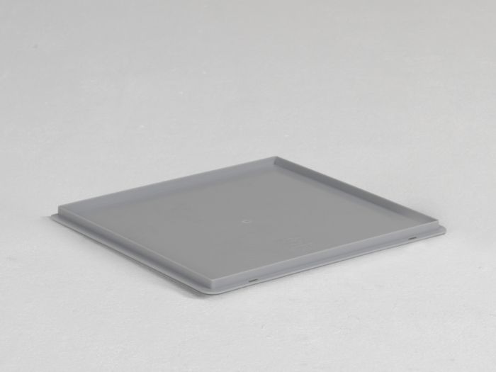 Scharnierdeckel 400x400 mm, hellgrau