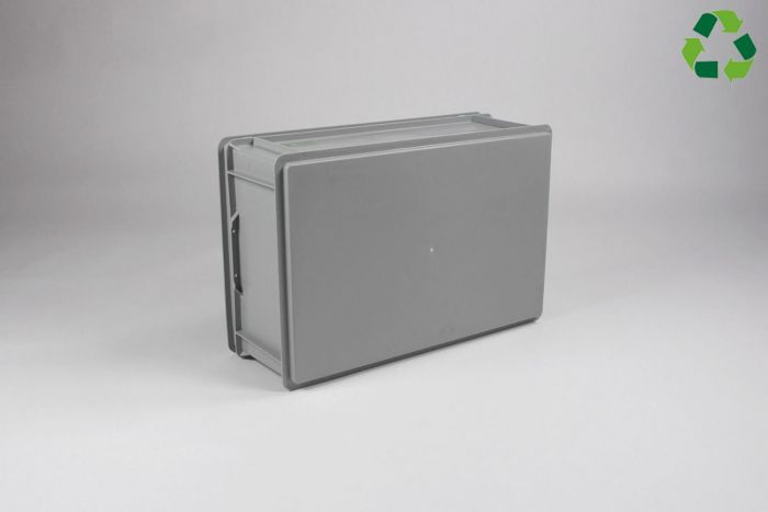E-line Normbox stapelbare Kunststoffbehälter 600x400x220 mm, 40L PP recycle