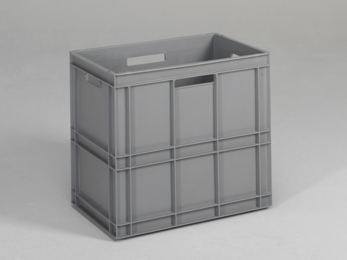 Normbox stapelbare Kunststoffbehälter 600x400x544 mm, 100L PP virgin grau
