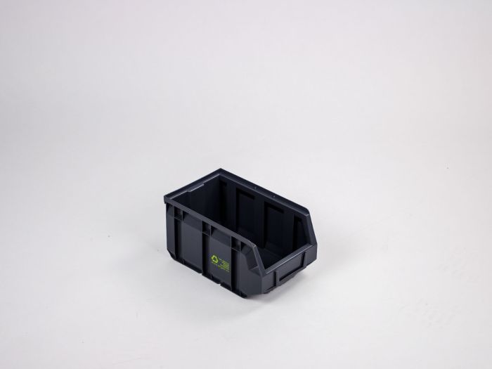 Storefix stapelbare Sichtlagerkasten 237/205x144x123mm, 4,5L, PE-R schwarz
