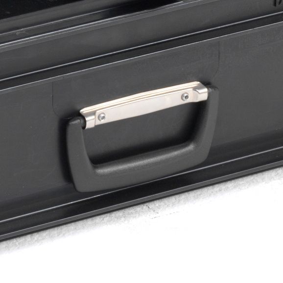 Euroline stapelbare ESD Leitfähige Kunststoffkoffer mit einem Griff, 400x300x135 mm, 10L 