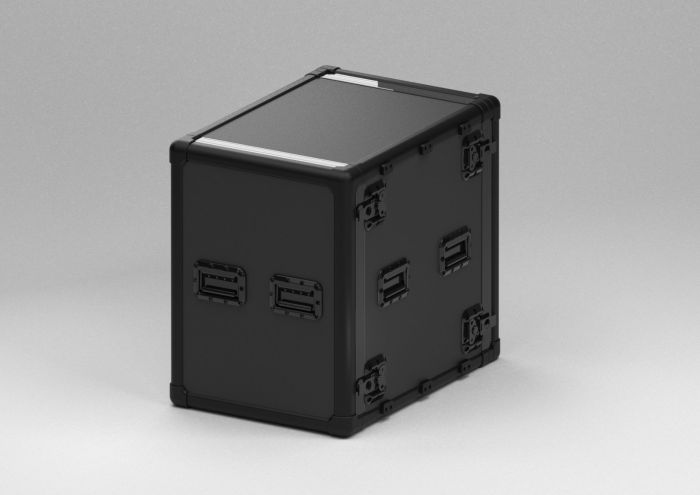 19" Exo Rack Schutzkoffer 14U, 574 x 804 x 750 mm, Doppeltür