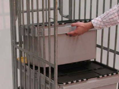 Distributionsbehälter 25L grau