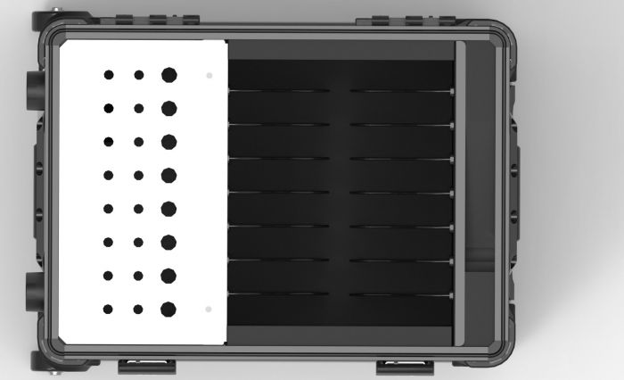 Tablet Ladekoffer 430x440x440 mm für 8 Tablets