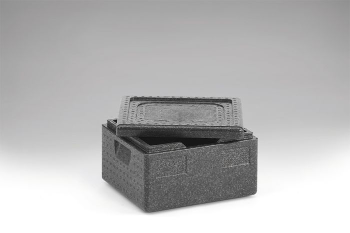EPP Thermobox GN 1/2, 390x330x230 mm, 15 ltr, mit Deckel, schwarz
