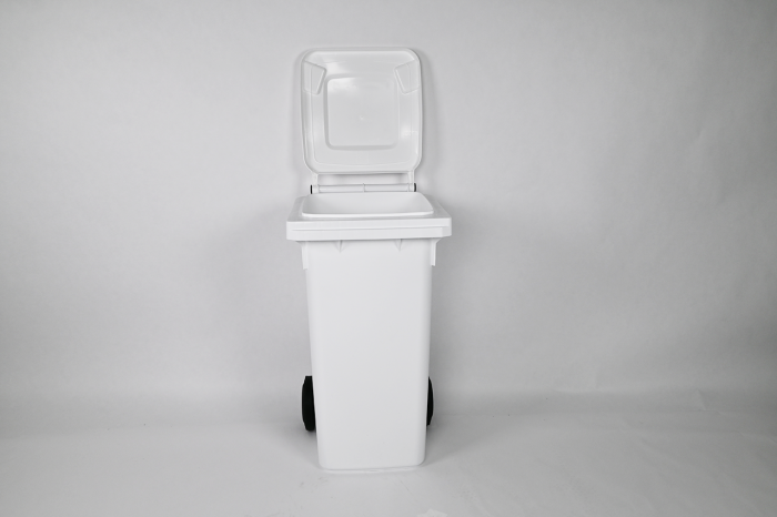 Mülltonnen 120 liter Weiß, Qualität nach DIN, 480x550x940 mm