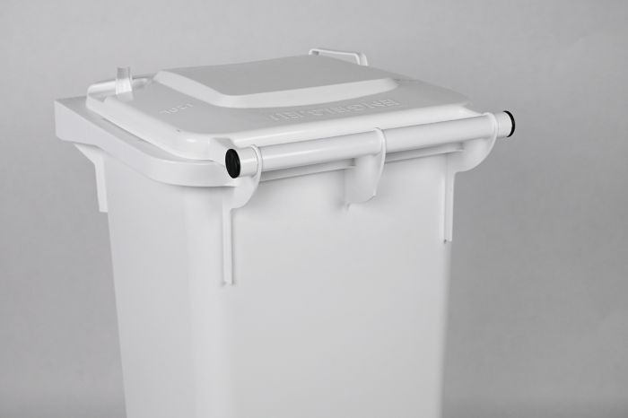 Mülltonnen 120 liter Weiß, Qualität nach DIN, 480x550x940 mm
