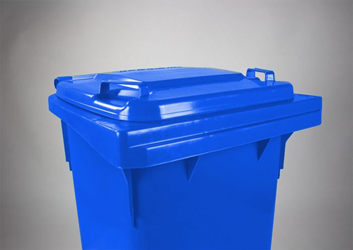 2-Rad Mülltonne MGB 140 L, Blau, Qualität nach DIN, 480x550x1070 mm