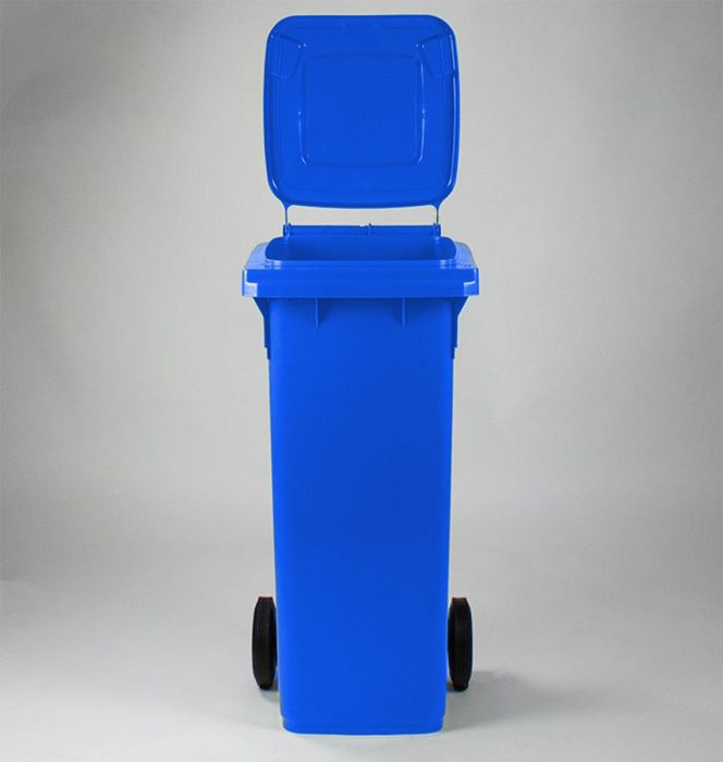 2-Rad Mülltonne MGB 140 L, Blau, Qualität nach DIN, 480x550x1070 mm