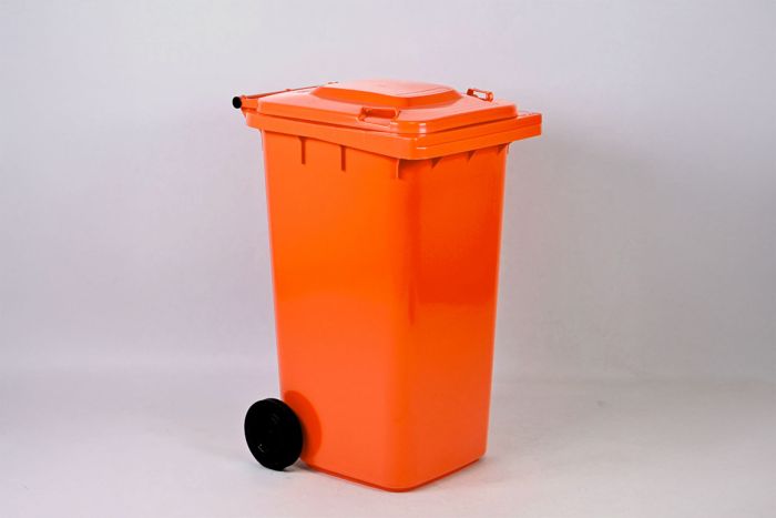 2-Rad Mülltonne MGB 240 L, Rot, Qualität nach DIN, 580x740x1070 mm