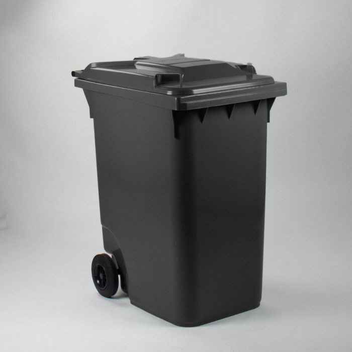 2-Rad Mülltonne MGB 360 L, Schwarz, Qualität nach DIN, 600x890x1100 mm